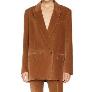 NEW FRAME di cord jacket in camel
